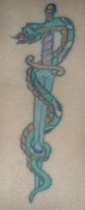 my cool snake tat